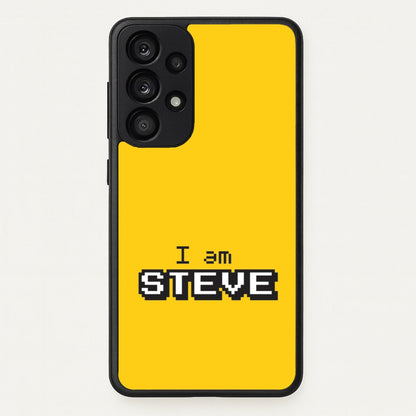 I Am Steve  - Minecraft Phone Case for Galaxy A33