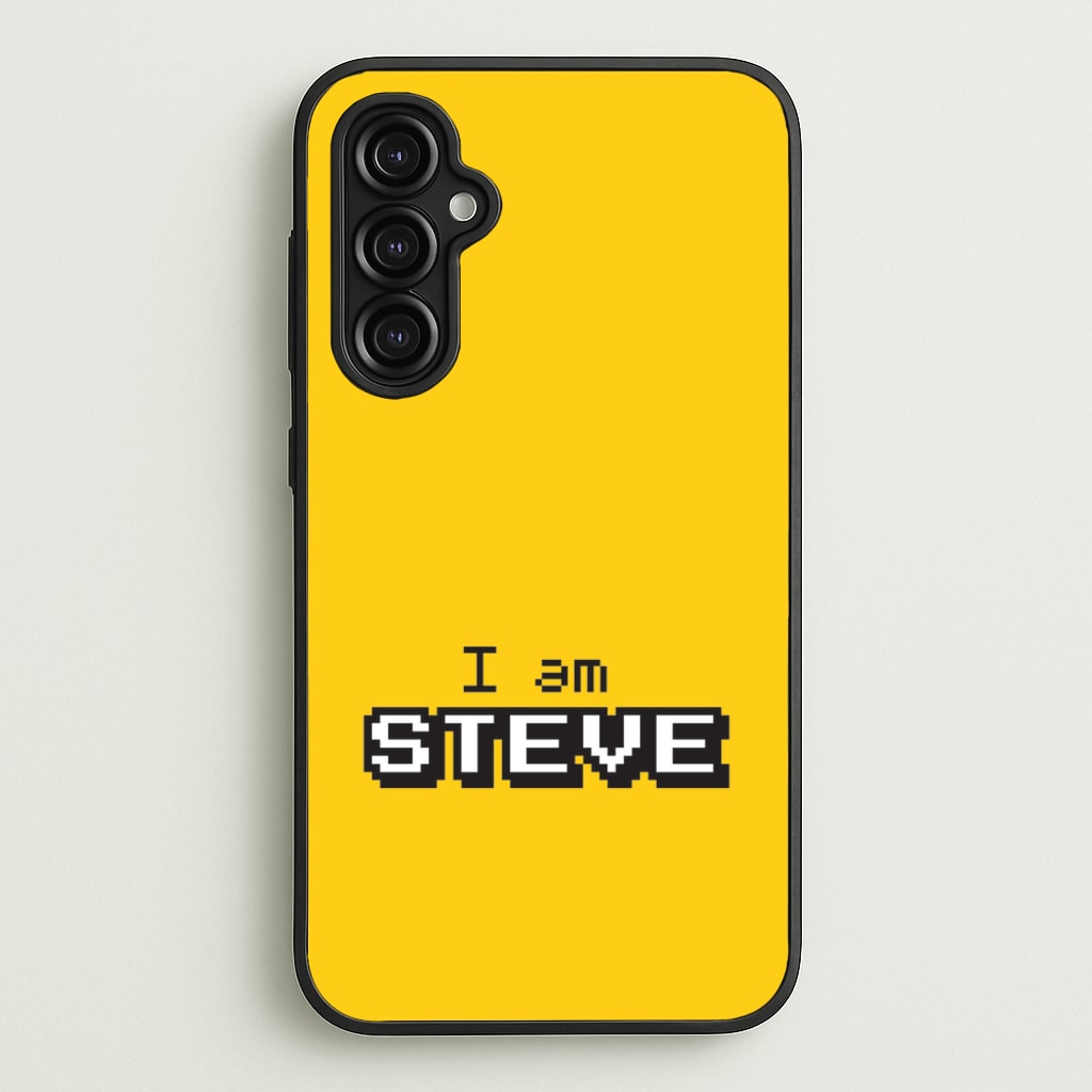 I Am Steve  - Minecraft Phone Case for Galaxy A14