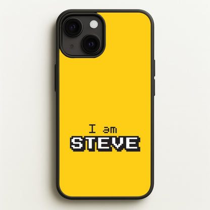 I Am Steve  - Minecraft Phone Case for iPhone 13