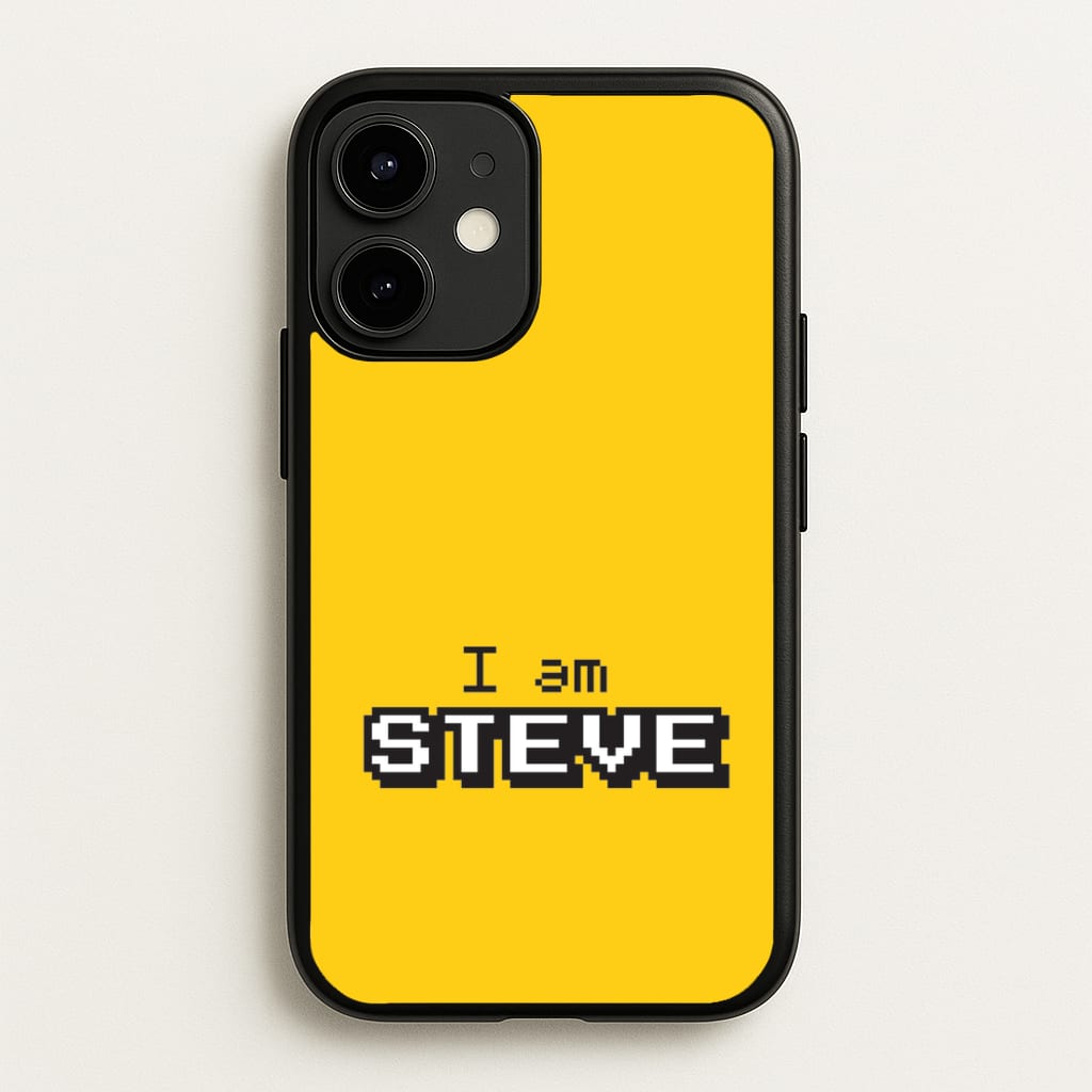 I Am Steve  - Minecraft Phone Case for iPhone 12 Mini