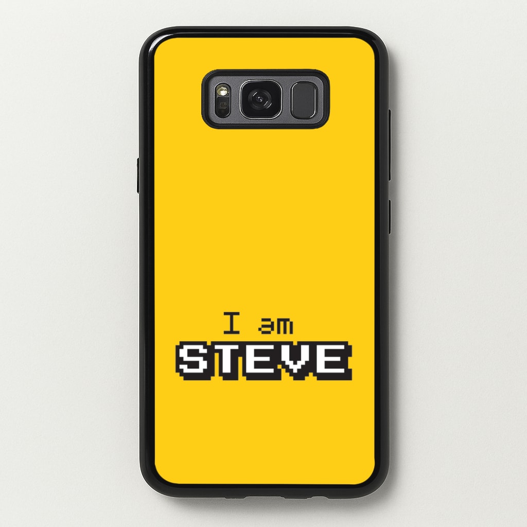 I Am Steve  - Minecraft Phone Case for Galaxy S8