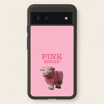 Pink Sheep  - Minecraft Phone Case for Google Pixel 7a