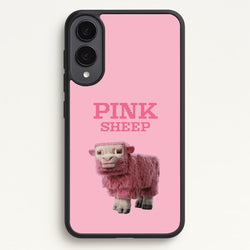 Pink Sheep  - Minecraft Phone Case for Galaxy S25 Edge