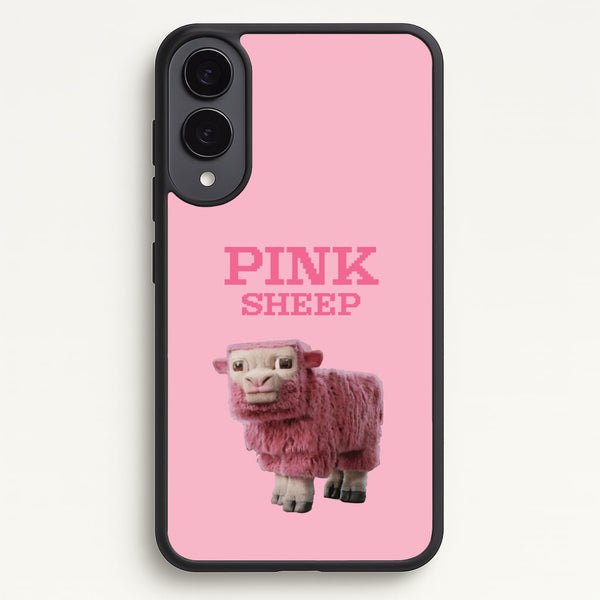 Pink Sheep  - Minecraft Phone Case for Galaxy S25 Edge