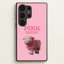 Pink Sheep  - Minecraft Phone Case for Galaxy S25 Ultra