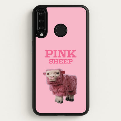 Pink Sheep  - Minecraft Phone Case for Huawei P30 Lite