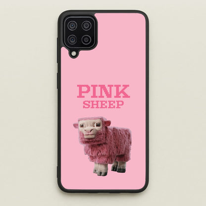 Pink Sheep  - Minecraft Phone Case for Galaxy A12