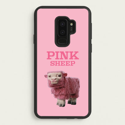 Pink Sheep  - Minecraft Phone Case for Galaxy S9 Plus