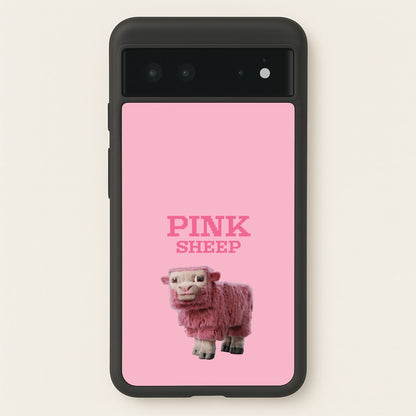 Pink Sheep  - Minecraft Phone Case for Google Pixel 6