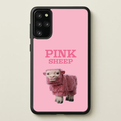 Pink Sheep  - Minecraft Phone Case for Galaxy S20 Plus