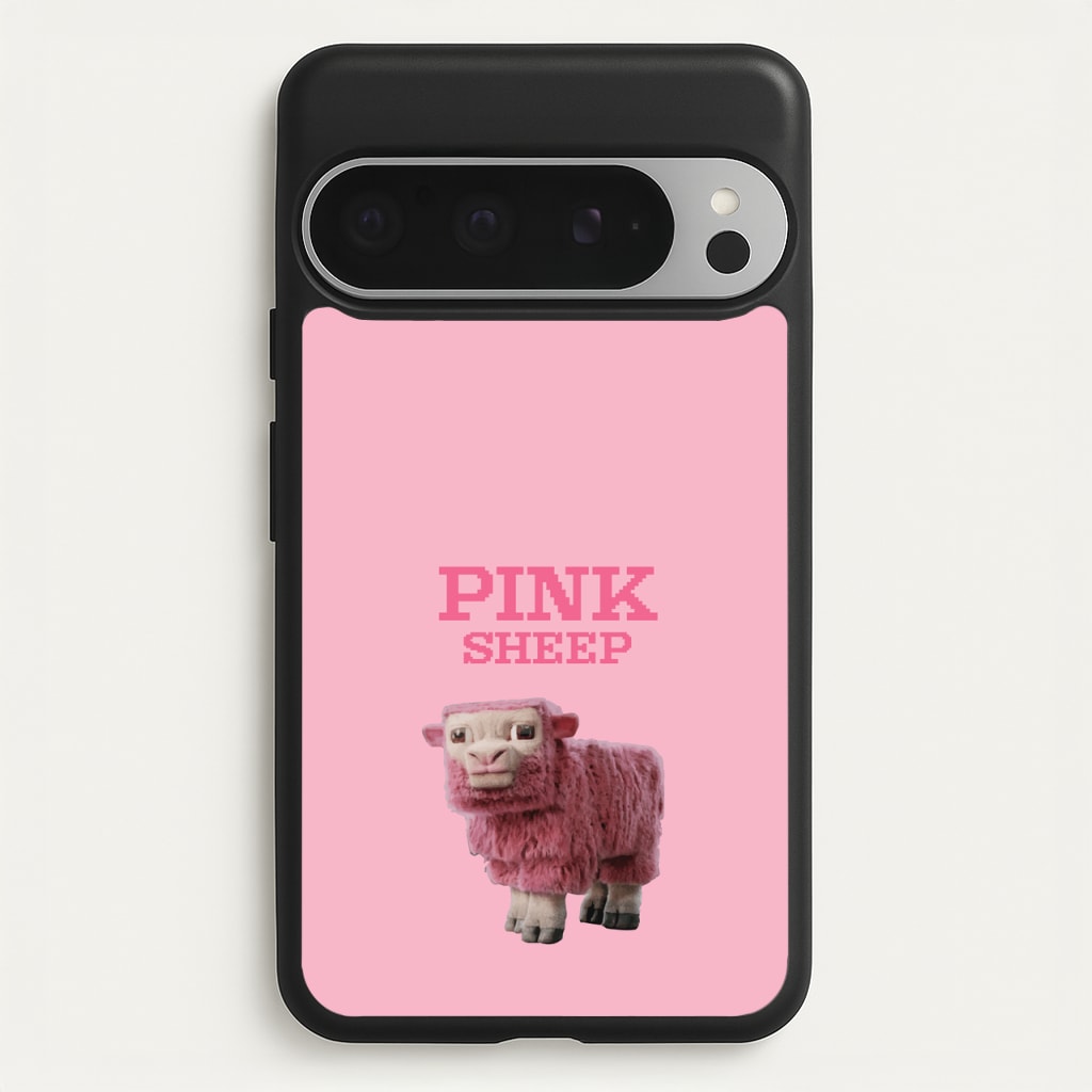 Pink Sheep  - Minecraft Phone Case for Google Pixel 9 Pro XL