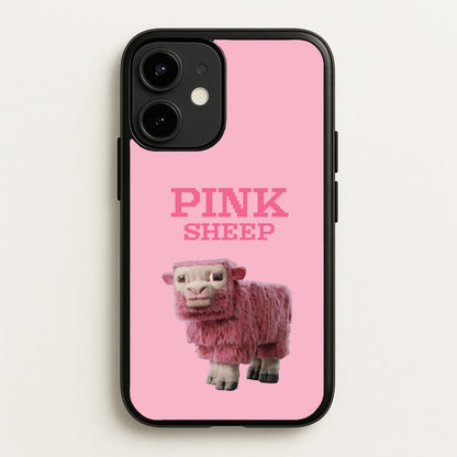 Pink Sheep  - Minecraft Phone Case for iPhone 12 Mini
