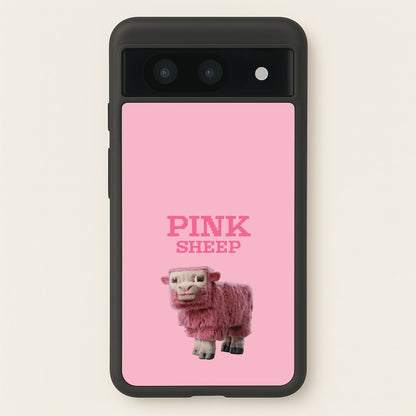 Pink Sheep  - Minecraft Phone Case for Google Pixel 8a