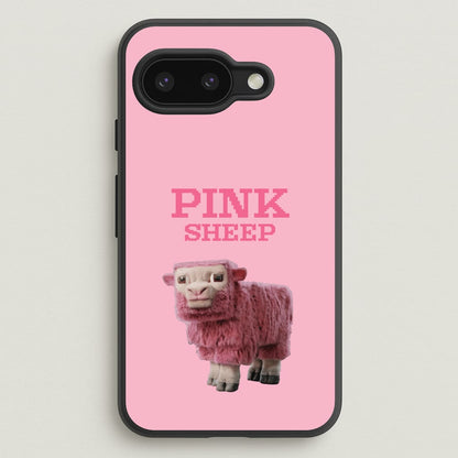 Pink Sheep  - Minecraft Phone Case for Google Pixel 9a