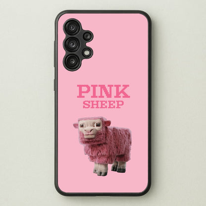 Pink Sheep  - Minecraft Phone Case for Galaxy A13