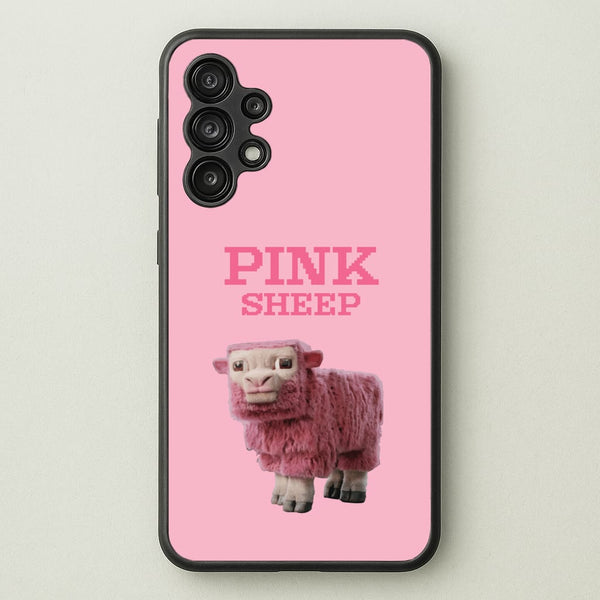 Pink Sheep  - Minecraft Phone Case for Galaxy A13