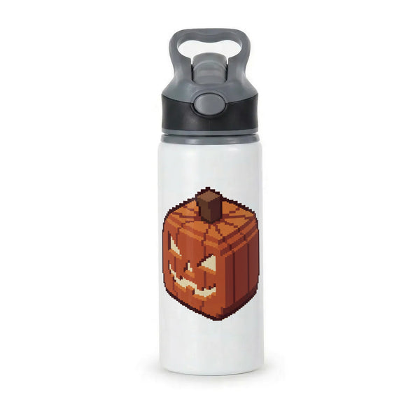 Mining Pumpkin Active Water Bottle - Black