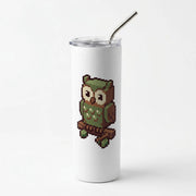 Mining Owl Skinny Tumbler 1
