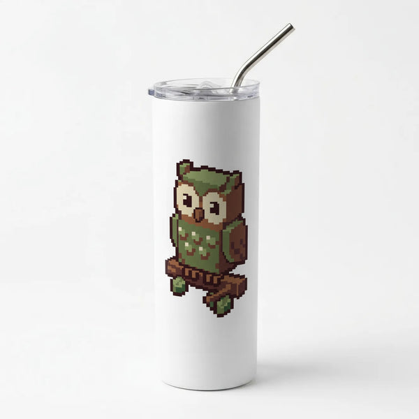 Minecraft Owl Skinny Tumbler