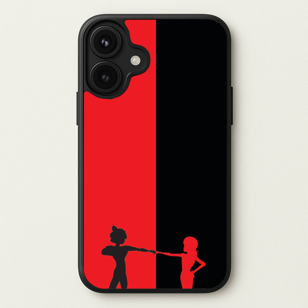 Red And Black Phone Case