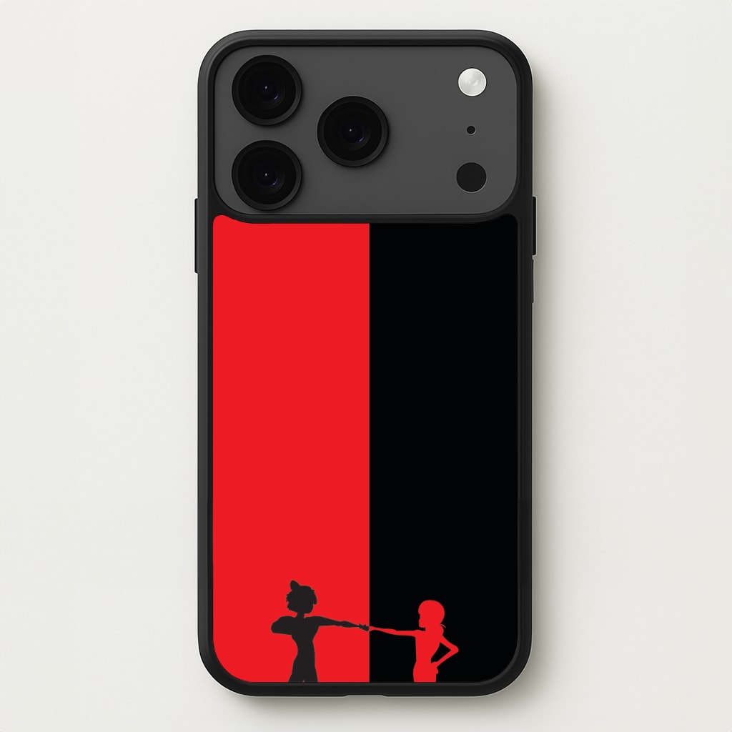 Red And Black Phone Case for iPhone 17 Pro