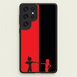 Red And Black  - Miraculous Phone Case for Galaxy S22 Ultra