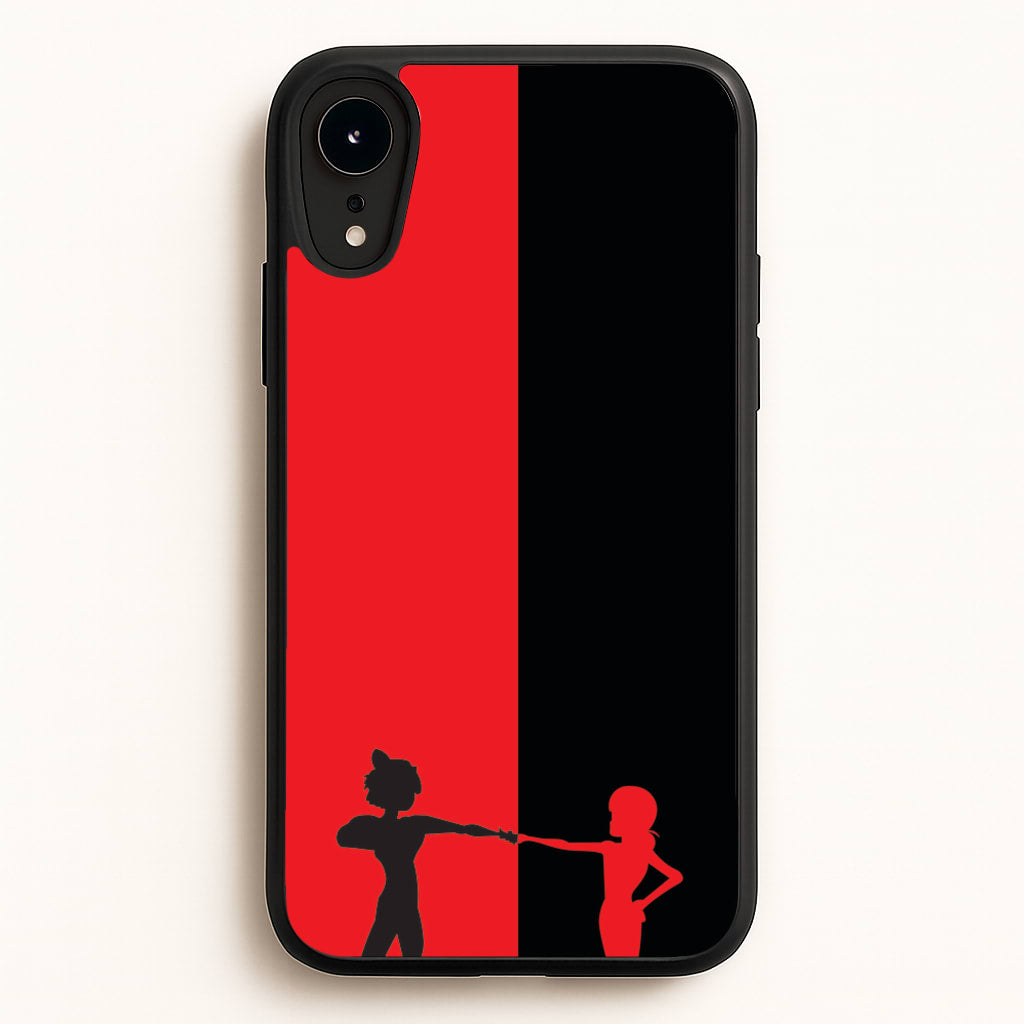 Red And Black  - Miraculous Phone Case for iPhone XR