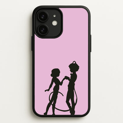 Ladybug And Cat Noir  - Miraculous Phone Case for iPhone 11