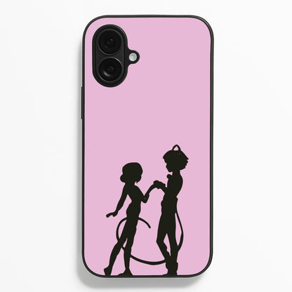 Ladybug And Cat Noir  - Miraculous Phone Case for iPhone 16 Plus