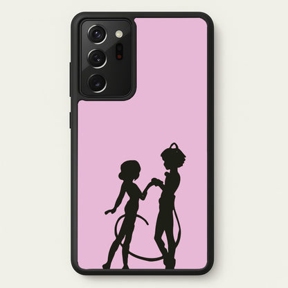 Ladybug And Cat Noir  - Miraculous Phone Case for Galaxy Note 20 Ultra