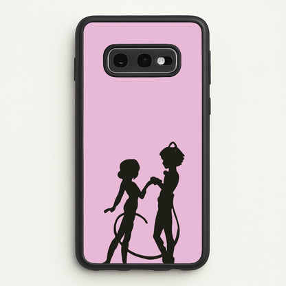 Ladybug And Cat Noir  - Miraculous Phone Case for Galaxy S10e