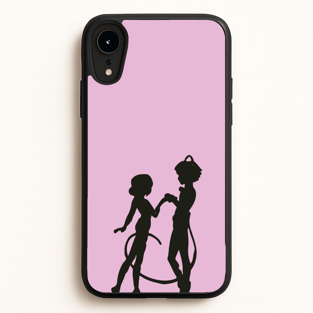 Ladybug And Cat Noir  - Miraculous Phone Case for iPhone XR