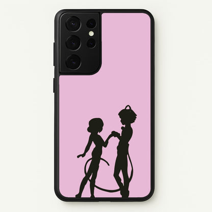 Ladybug And Cat Noir  - Miraculous Phone Case for Galaxy S21 Ultra