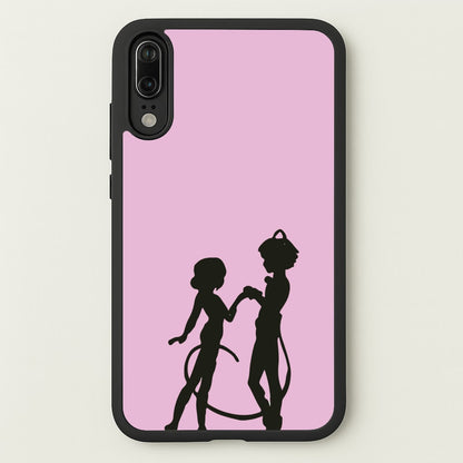 Ladybug And Cat Noir  - Miraculous Phone Case for Huawei P20
