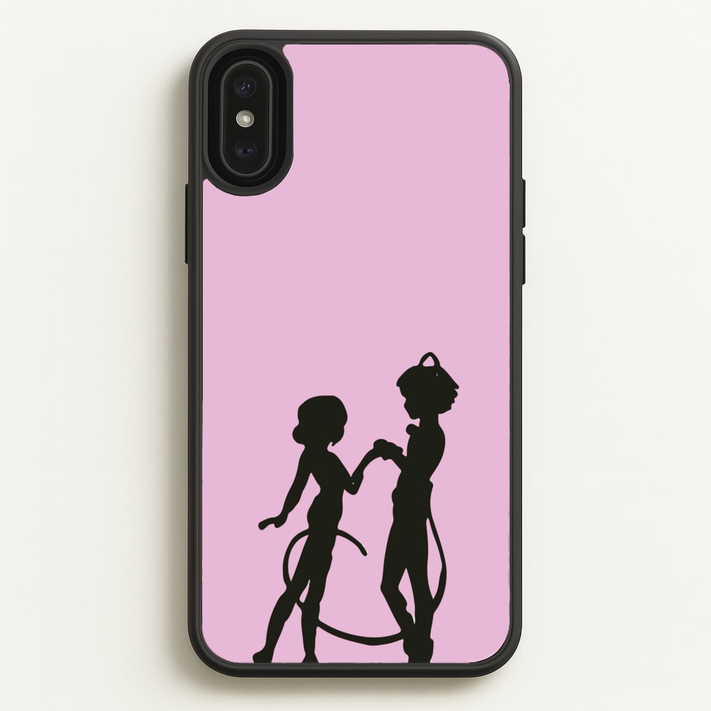 Ladybug And Cat Noir  - Miraculous Phone Case for iPhone XS Max