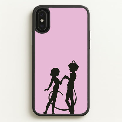 Ladybug And Cat Noir  - Miraculous Phone Case for iPhone XS Max