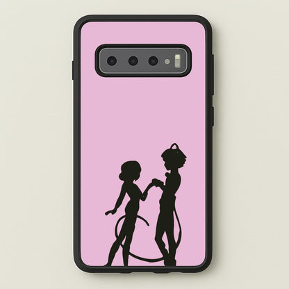 Ladybug And Cat Noir  - Miraculous Phone Case for Galaxy S10