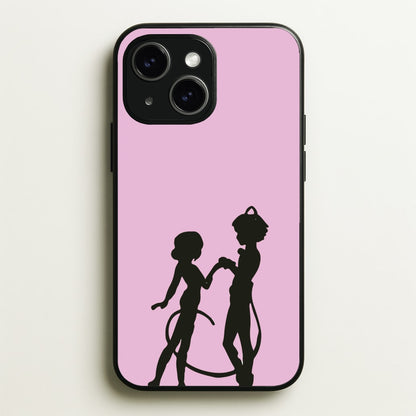 Ladybug And Cat Noir  - Miraculous Phone Case for iPhone 14