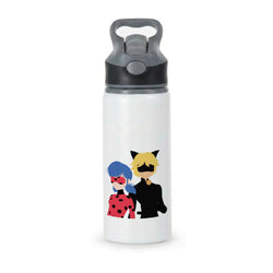Red And Blue Active Water Bottle - Black