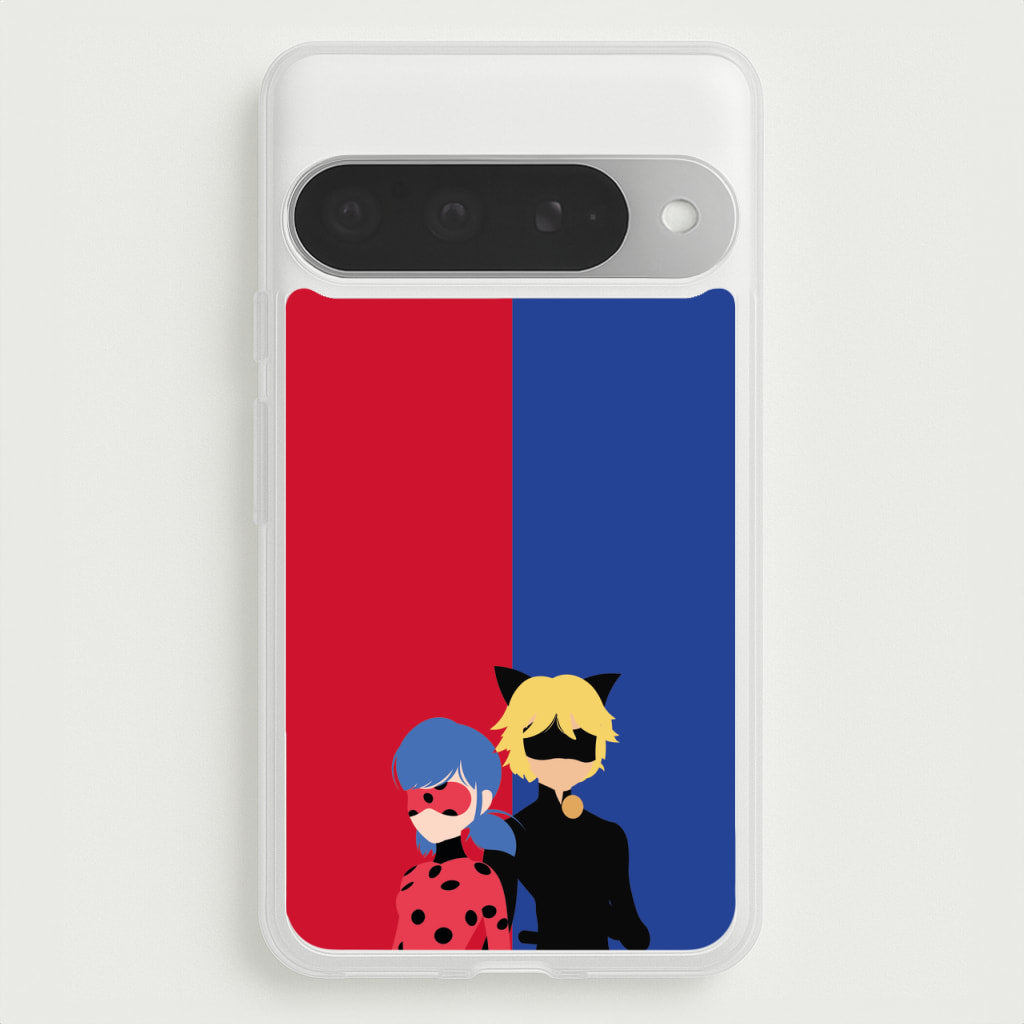 Red And Blue Phone Case for Google Pixel 10 Pro XL