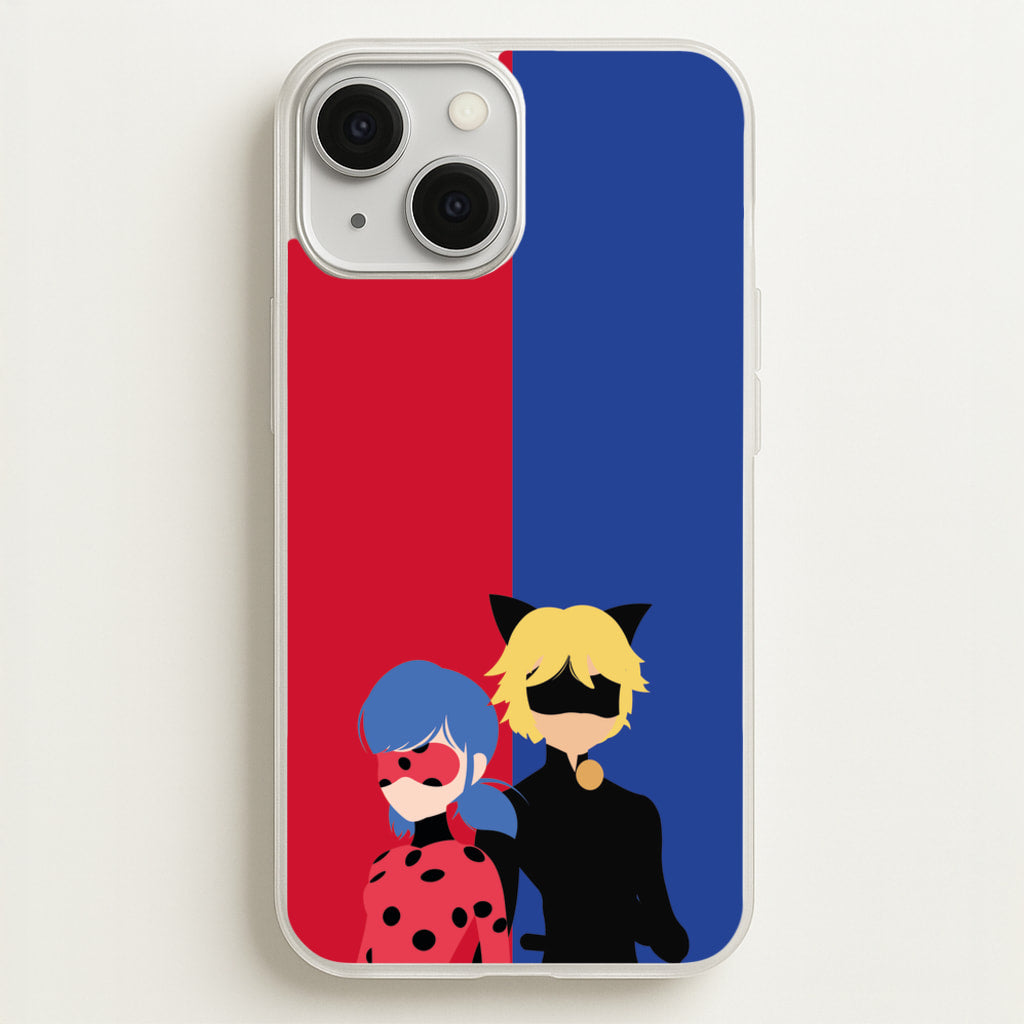 Red And Blue  - Miraculous Phone Case for iPhone 13
