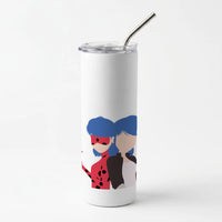 Marinette And Ladybug Skinny Tumbler