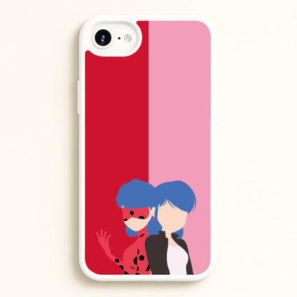 Marinette And Ladybug  - Miraculous Phone Case for iPhone 6 / 7 / 8 / SE