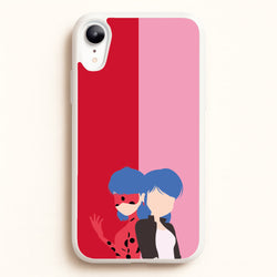 Marinette And Ladybug  - Miraculous Phone Case for iPhone XR