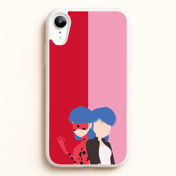 Marinette And Ladybug  - Miraculous Phone Case for iPhone XR