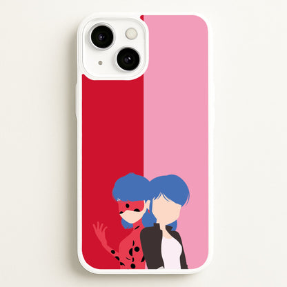 Marinette And Ladybug  - Miraculous Phone Case for iPhone 13