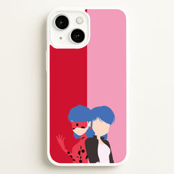 Marinette And Ladybug  - Miraculous Phone Case for iPhone 13 Mini