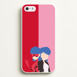 Marinette And Ladybug  - Miraculous Phone Case for iPhone 5 / 5s / SE 2016
