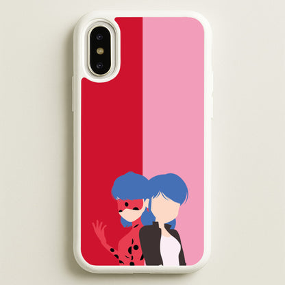 Marinette And Ladybug  - Miraculous Phone Case for iPhone X / XS