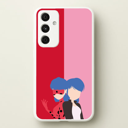 Marinette And Ladybug  - Miraculous Phone Case for Galaxy A55